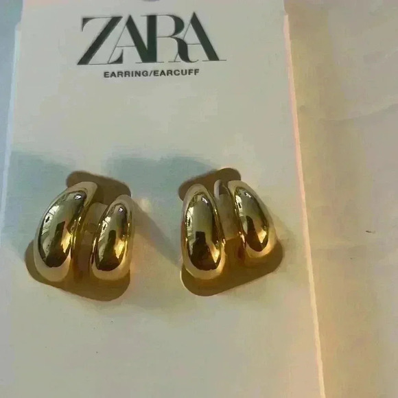 🔥🔥zara round cuff earrings - Picture 2 of 4
